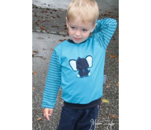 Stickdatei - Dschungeltiere Appli Papagei fliegend